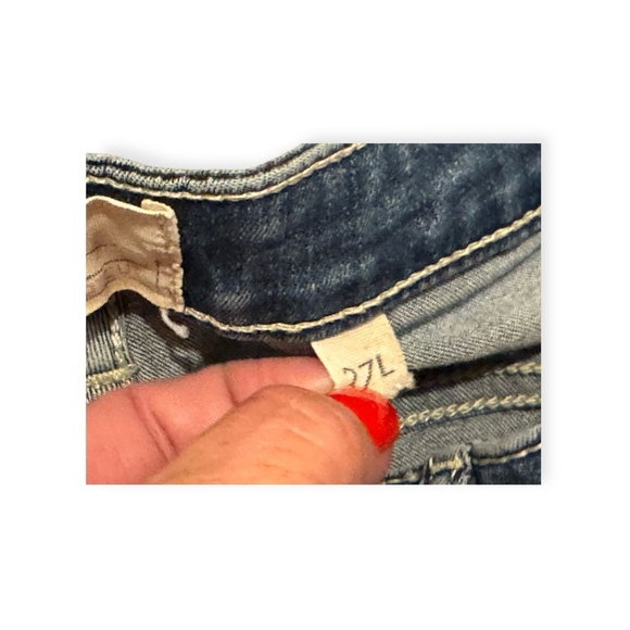 BKE Payton Women’s Bootcut Low Rise Denim Jeans Sz 27L Med Wash Faded​​ - Picture 5 of 12